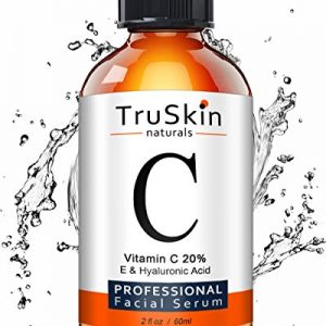TruSkin Naturals Vitamin C Serum for Face [BIG 2-OZ Bottle] Topical Facial Serum with Hyaluronic Acid & Vitamin E, 2 fl oz.