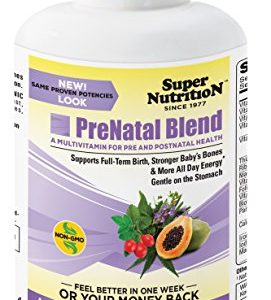 SuperNutrition Prenatal and Maternity Health Blend Multivitamin, 180 Count