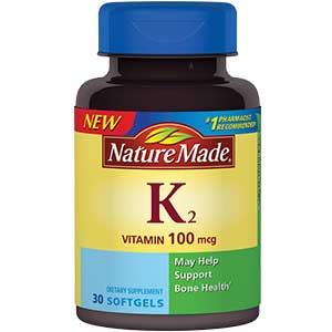 Nature Made Vitamin K2 100 mcg Softgels 30 Ct 1