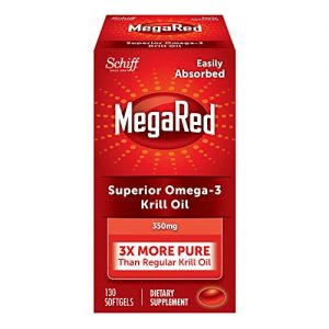 MegaRed 350mg Omega-3 Krill Oil, 130 softgels