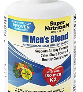 SuperNutrition Men's Blend Multivitamin, Iron-Free, 180 Count