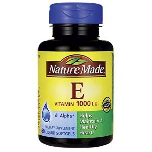 Nature Made Vitamin E 1000 IU (dl-Alpha) Softgels 60 Ct