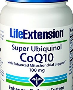 Life Extension Super Ubiquinol COQ10 with Enhanced Mitochondrial Support 100 mg 60 Softgels