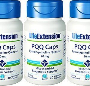 Life Extension PQQ Caps with PQQ 20 Mg (30 vcaps x 3)