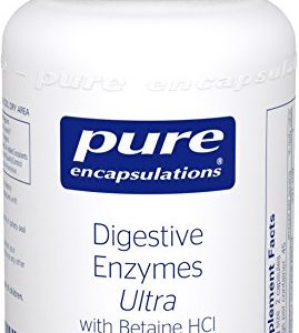 Pure Encapsulations - Digestive Enzymes Ultra with Betaine HCl - Comprehensive Blend of Vegetarian Digestive Enzymes with Betaine HCl - 90 Capsules