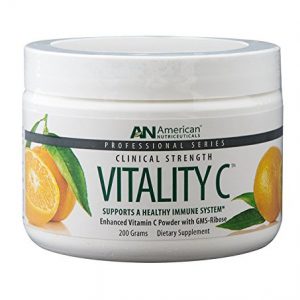 American Nutriceuticals Vitality C - 200 grams | Ultra High-Potency Vitamin C Powder Without Gastric Distress| Enhanced Absorption, Neutral pH with GMS-Ribose Complex