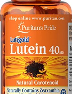 Puritan's Pride Lutein 40 mg with Zeaxanthin-120 Softgels