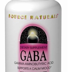 Source Naturals GABA, 750mg, Calm Mind,180 Tablets
