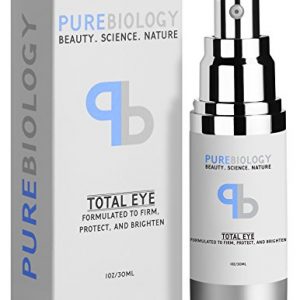 Pure Biology “Total Eye” Anti Aging Eye Cream Infused with Instant Lift Technology & Baobab Fruit Extract - Instant Firming & Long Term Reduction in Wrinkles, Bags & Dark Circles (1 oz.)
