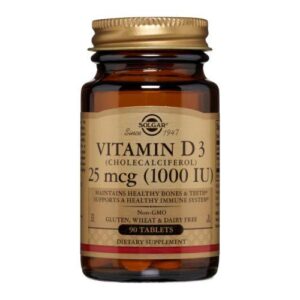 Solgar Vitamin D3 (Cholecalciferol) - 90 Tabs