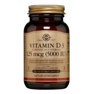 Solgar Vitamin D3 (Cholecalciferol) - 120 V Caps