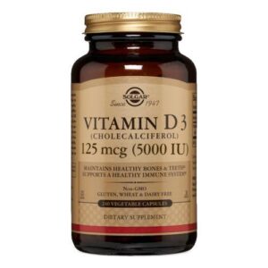 Solgar Vitamin D3 (Cholecalciferol) - 240 V Caps