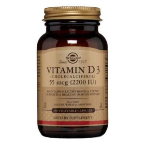 Solgar Vitamin D3 (Cholecalciferol) - 100 V Caps