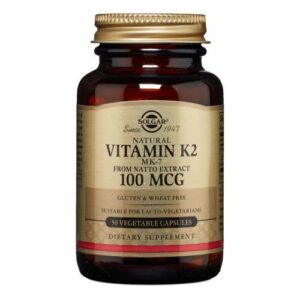 Solgar Natural Vitamin K2 (MK-7) - 50 V Caps