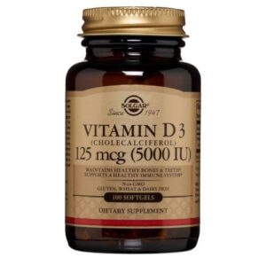 Solgar Vitamin D3 (Cholecalciferol) - 100 S Gels