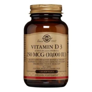 Solgar Vitamin D3-Cholecalciferol - 120 S Gels