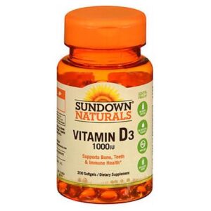 Sundown Naturals Sundown Naturals High Potency Vitamin D3 - 100 caps