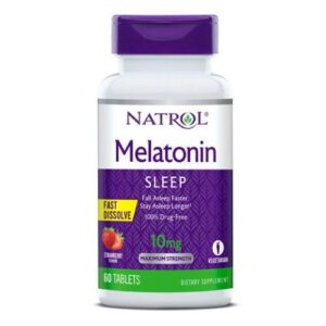 Natrol Melatonin Fast Dissolve - Strawberry, 60 Tabs