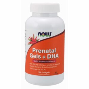 Now Foods Prenatal Gels + DHA - 180 sgels