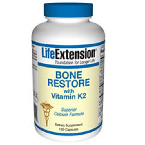 Life Extension Bone Restore with Vitamin K2 120 Caps Outstanding