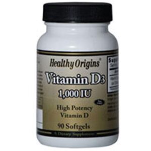 Healthy Origins Vitamin D3 - 90 Soft Gels