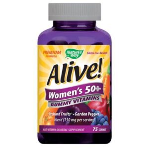 Nature's Way Alive! Women's 50 Plus Gummy Vitamins - 75 GUMMIES
