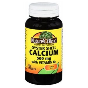 Natures Blend Nature's Oyster Shell Calcium Plus D3 Tablets - 100 Tabs