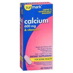 Sunmark Sunmark Calcium With Vitamin D Tablets - 60 Tabs