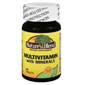 Natures Blend Multi-Vitamin With Minerals - 100 Tabs