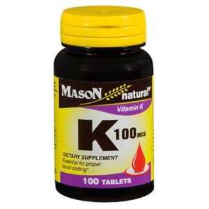 Mason Vitamin K - 100 Tabs