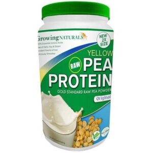 Growing Naturals Pea Protein Powder - Original 2.01 Lb