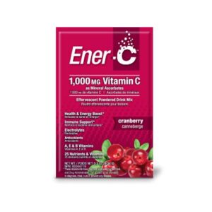 Ener-C Vitamin C Effervescent Drink Mix - Cranberry 30 Count (Pack of 30)