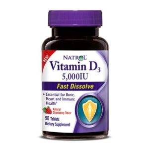 Natrol Vitamin D3 - Strawberry 90 Tabs