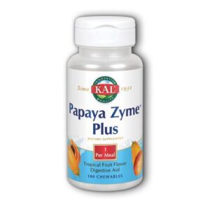 Kal Papaya-Zyme Plus - Papaya 100 Chews