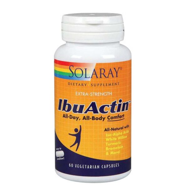 Solaray IbuActin - 60 Caps