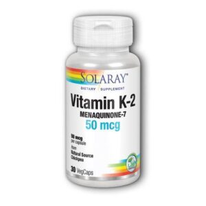 Solaray Vitamin K2 Menaquinone-7 - 30 Caps