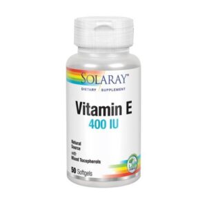 Solaray Vitamin E - 50 Softgels
