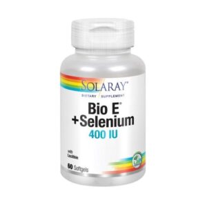 Solaray Bio E with Selenium - 60 Softgels