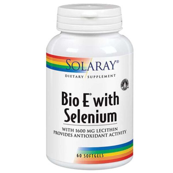 Solaray Bio E Plus Selenium - 120 Softgels