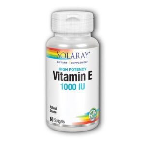 Solaray Vitamin E - 60 Softgels