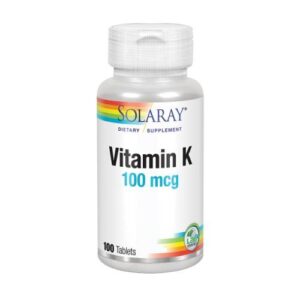 Solaray Vitamin K - 100 Tabs