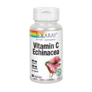 Solaray Vitamin C With Echinacea - 60 Caps