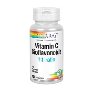Solaray Vitamin C Plus Bioflavanoids - 100 Caps