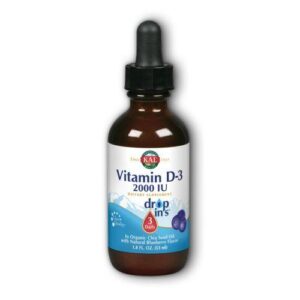 Kal Vitamin D-3 Drop Ins - Blueberry 1.8 oz