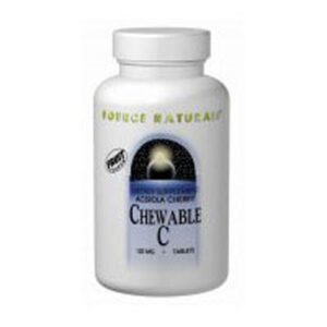 Source Naturals Chewable C Acerola Cherry - 100 Tabs