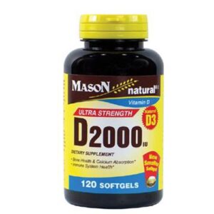 Mason Ultra Strength D2000 - 120 Softgels