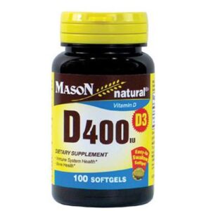 Mason Vitamin D400 - 100 Softgels