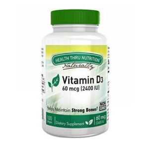 Vitamin D3 100 Softgel by Health Thru Nutrition