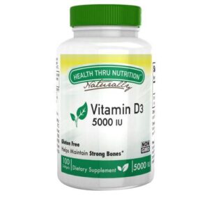 Vitamin D3 100 Softgel by Health Thru Nutrition