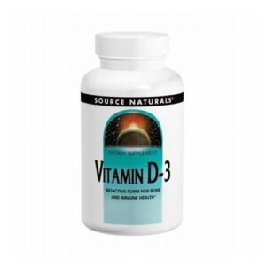Vitamin D-3 60 Softgels by Source Naturals